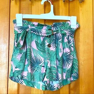 Jessica Simpson kids size 8/10 floral shorts 🌸🍃🪷🌱
